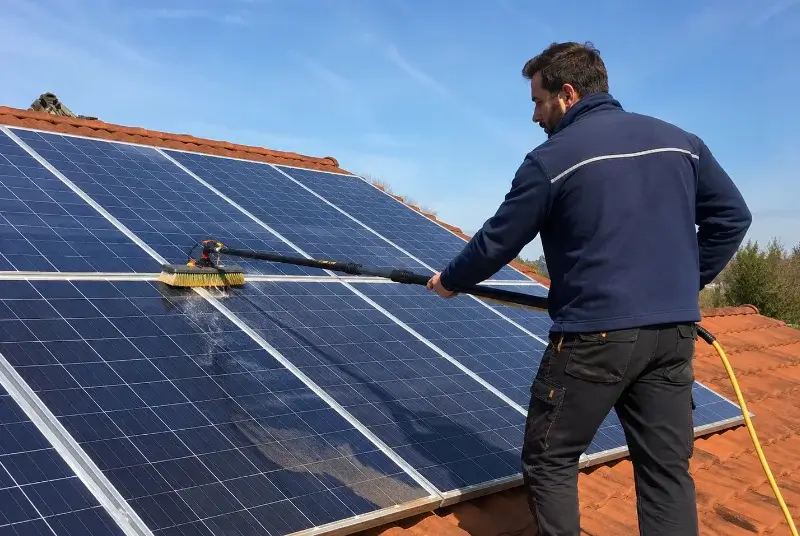 Nettoyage et entretien de panneaux solaires à Saint-Ciers-d'Abzac
